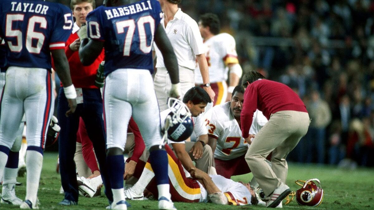 Joe Theismann leg injury 1985