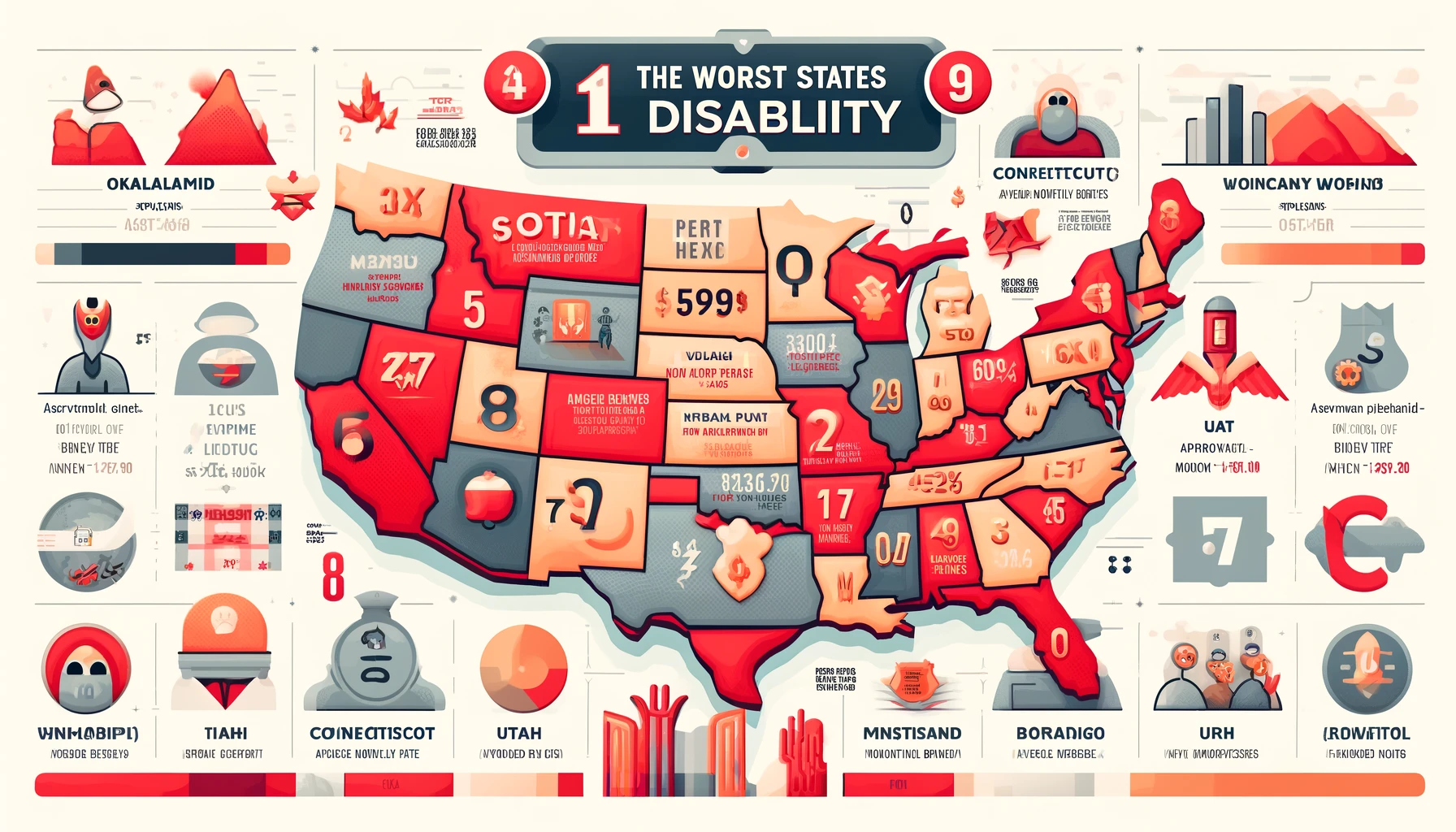 Worst States for Disability Benefits